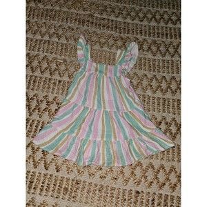 Grayson Pastel Striped Dress 12 Months
